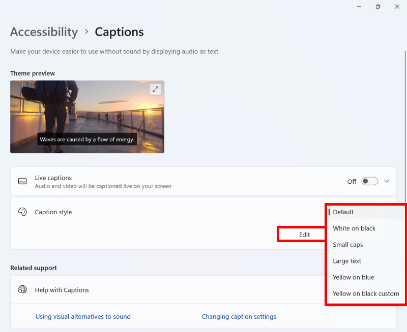 How to use and customise closed captions in Windows 11 My